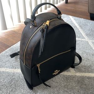 Coach leather backpack